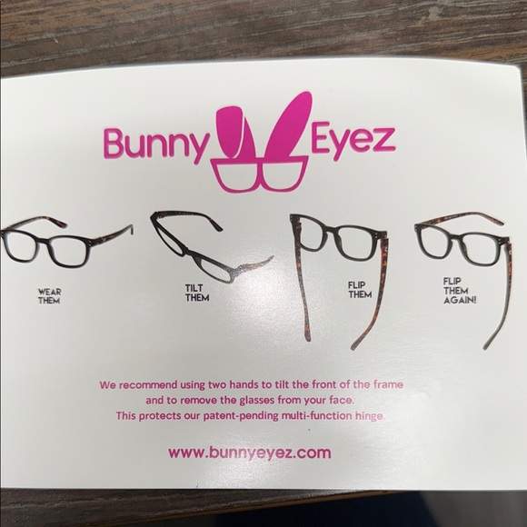 Bunny Eyez Anna-10 Purple Women's Glasses - Readers +3.00 - Picture 6 of 7
